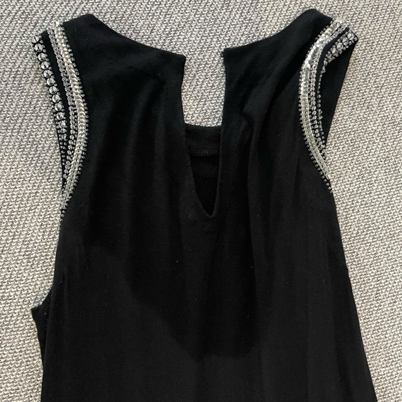 Nicole Miller Black Sleeveless Sheath Mini Dress - Picture 9 of 16